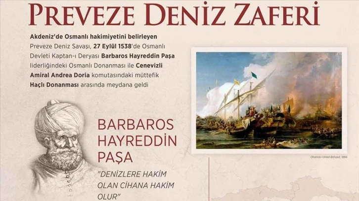 Türk denizcilik tarihinin gururu Preveze Deniz Zaferi 484 yaşında