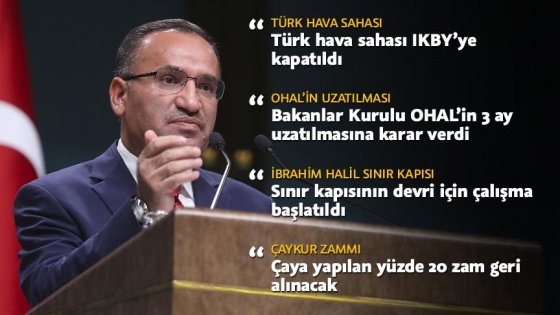 'Türk Hava Sahası IKBY'ye kapatıldı'