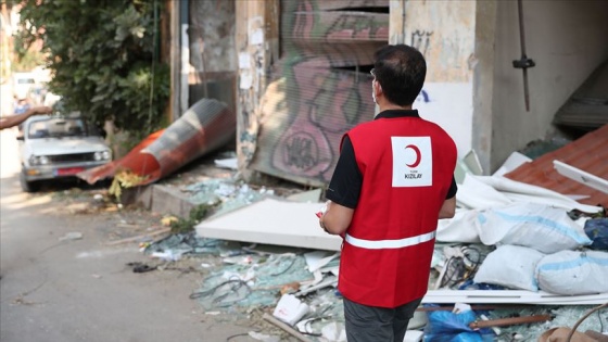 Türk Kızılay'dan Beyrut için 'Uzat elini' çağrısıyla yardım kampanyası