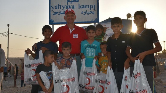 Türk Kızılayı Kerkük'te 750 aileye kurban eti dağıttı