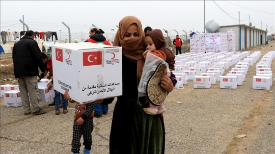 Türk Kızılayı'ndan Iraklı selzedelere yardım