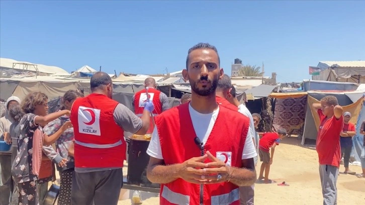 Türk Kızılayın Filistin'deki yerel personeli Abdullah, Gazze'deki zorlukları anlattı