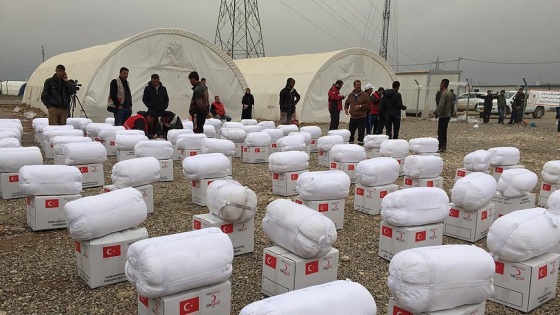 Türk Kızılayından Erbil'e insani yardım