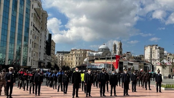 Türk Polis Teşkilatının kuruluşunun 176. yılı Taksim'de kutlandı