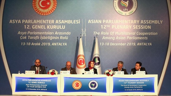 Türkiye 2 yıl daha Asya Parlamenter Asamblesine başkanlık yapacak