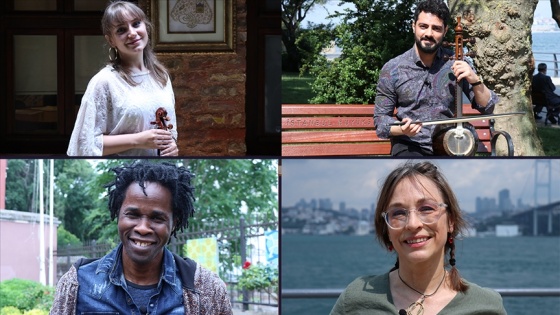 Türkiye'de yaşayan göçmen sanatçılar 'Dünya Mülteciler Günü' için bir araya geldi