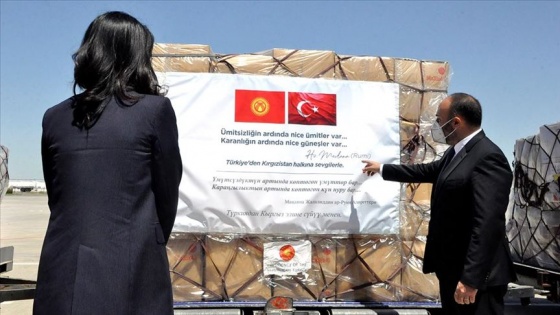 Türkiye'den Kovid-19'la mücadele için Kırgızistan'a tıbbı yardım desteği