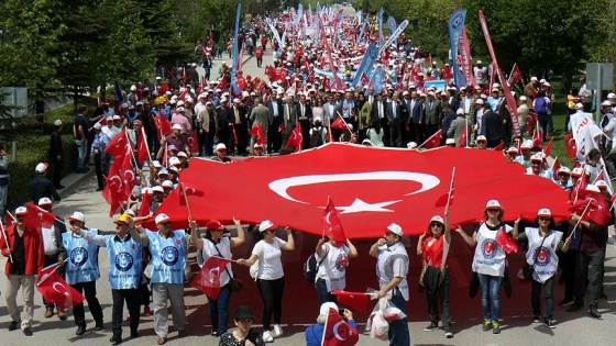 Türkiye Kamu-Sen 1 Mayıs'ı Eskişehir'de kutladı