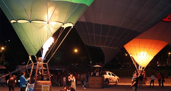 Türkiye’nin ilk balon festivali başladı