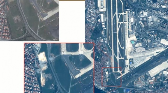 Türkiye'nin Kovid-19 sonrası boş kalan meydanları uzaydan görüntülendi