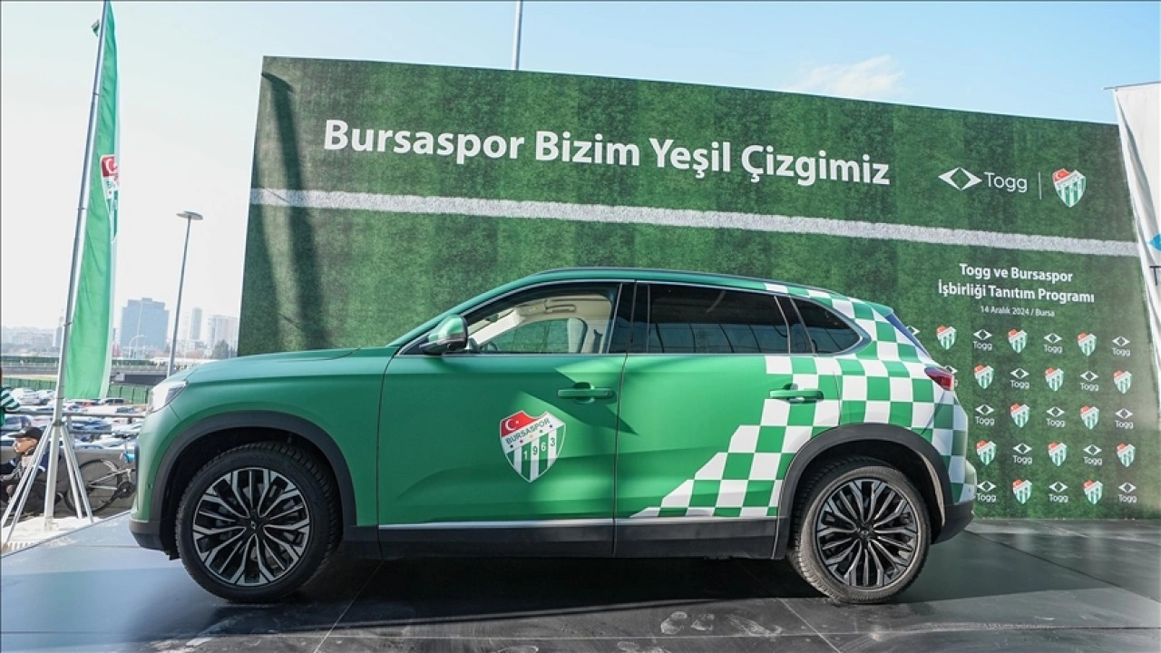 Türkiye'nin otomobili TOGG, Bursaspor'a sponsor oldu