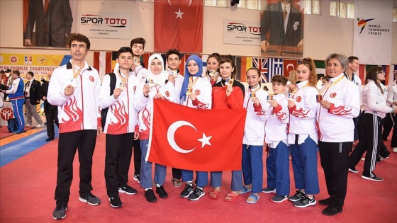 Türkiye, tekvandoda Avrupa şampiyonu oldu