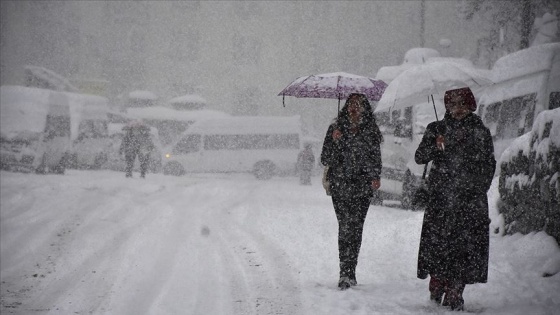 Üç il için yoğun kar yağışı uyarısı