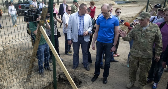 Ukrayna-Rusya sınırında örülen güvenlik duvarının yüzde 30’u tamamlandı