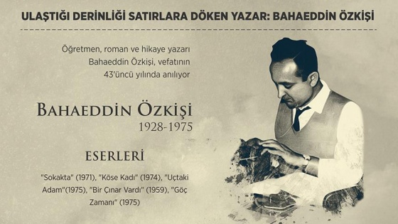 'Ulaştığı derinliği satırlara döken yazar: Bahaeddin Özkişi'