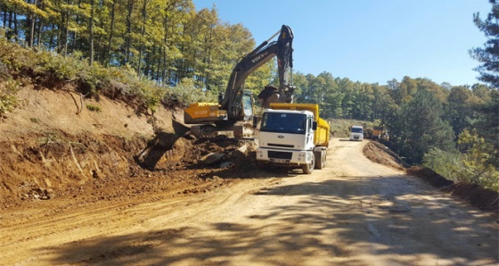 Uludağ yolu genişliyor