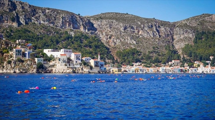 Uluslararası Meis Kaş Yüzme Yarışı gerçekleştirildi