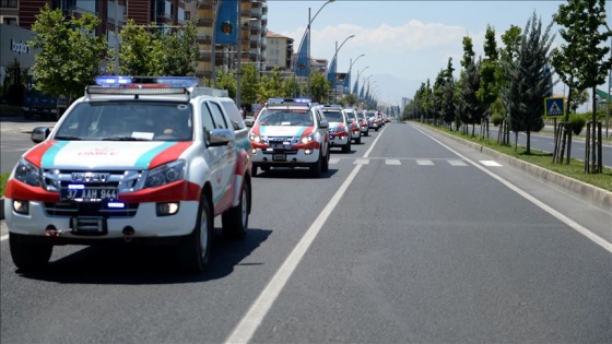 UMKE Tatbikatı için 150 araç konvoy oluşturdu