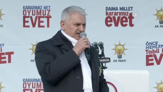 'Üniter devlet yapısına göz diken kim varsa millet onun gözünü oyar