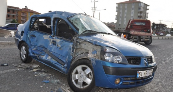 Uşak’ta trafik kazası; 1 ölü