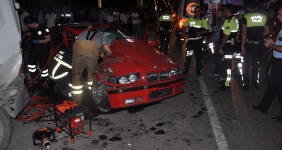 Uşak’ta trafik kazası: 1 ölü, 2 ağır yaralı