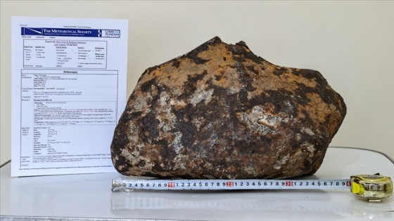 Van'da bulunan göktaşı 'Doğuzağaç' adıyla Uluslararası Meteorit Veri Bülteni'ne işlendi