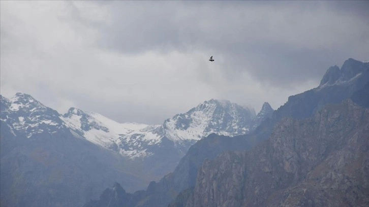 Van ve Hakkari'de yüksek kesimlere kar yağdı