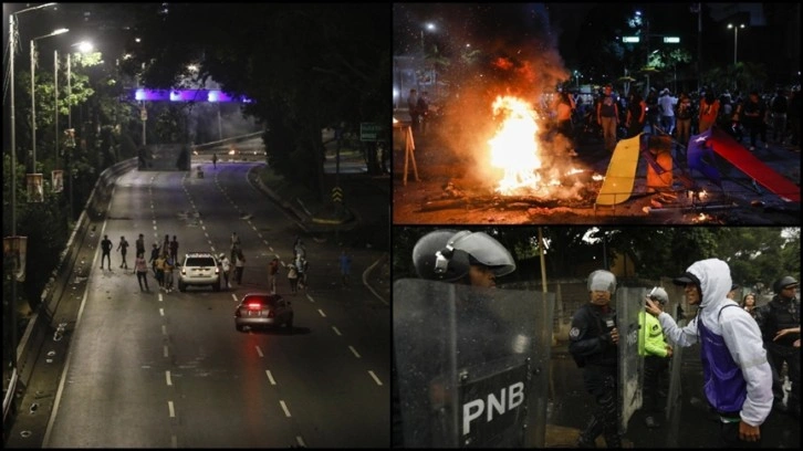 Venezuela'da seçim sonuçlarına yönelik protestoda 1 kişi öldü