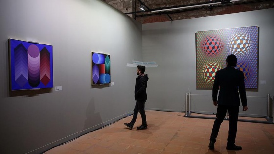 'Victor Vasarely Retrospektifi' sergisi yarın açılıyor