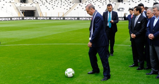 Vodafone Arena’da ilk santra Cumhurbaşkanı Erdoğan’dan