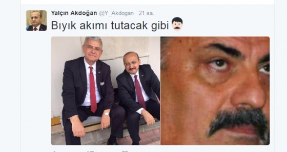 Yalçın Akdoğan'dan kafaları karıştıran tweet