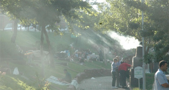 Yangın değil piknik ateşi