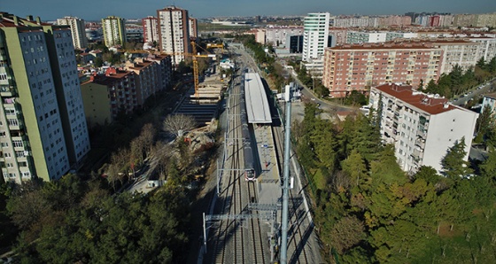 Yarın açılacak olan Halkalı-Gebze banliyö hattının test seferleri aralıksız sürüyor