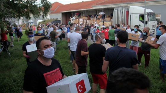 YEE ve Mamak Belediyesi, Sancak bölgesine tıbbi malzeme yardımında bulundu