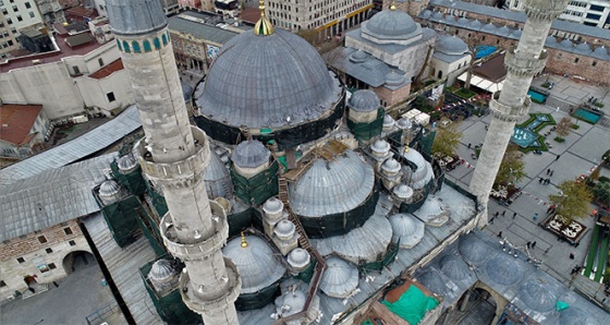 Yeni Camii restorasyonunun yüzde 50’si tamamlandı