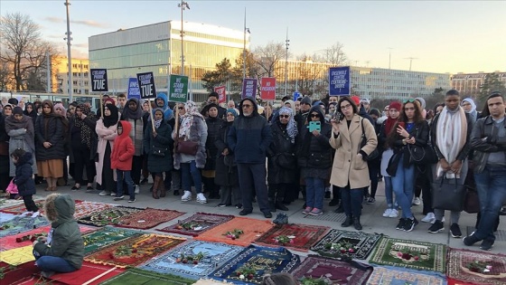 Yeni Zelanda'daki terör saldırısı BM binası önünde kınandı