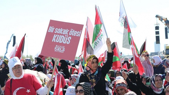 Yenikapı'da "Büyük Kudüs Mitingi" düzenleniyor