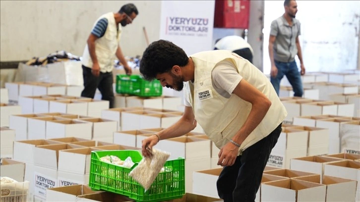 Yeryüzü Doktorları Derneği Gazze'ye yardımlarını sürdürüyor