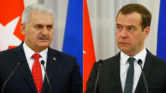 Yıldırım'dan Medvedev'e tebrik mesajı