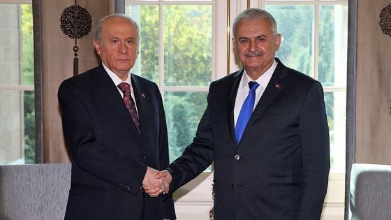 Yıldırım ve Bahçeli Mecliste bir araya geldi