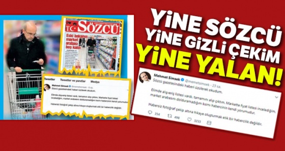 Yine Sözcü yine ‘gizli çekim’