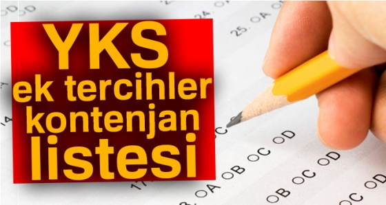 YKS Ek tercih KLAVUZU| YKS EK tercihler kontenjan listesi| 2018 YKS ek tercihler ne ZAMAN?