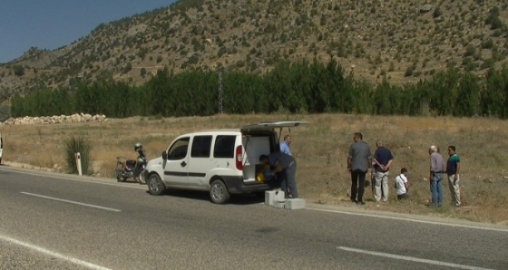 Yol kenarında suikast silahı ve 2 adet şarjör bulundu