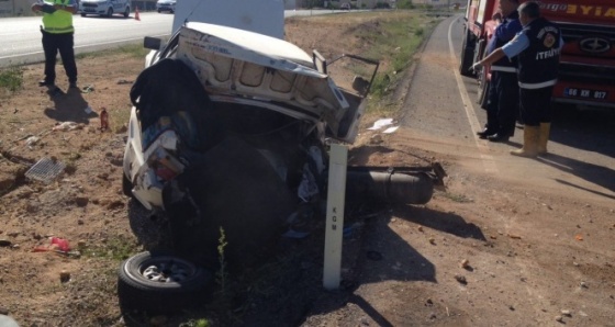 Yozgat’ta trafik kazası : 1 ölü 5 yaralı