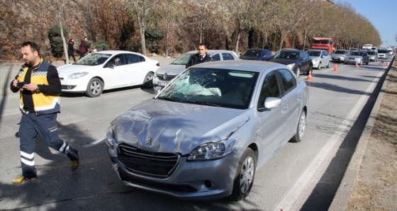 Yozgat’ta trafik kazası: 2 yaralı