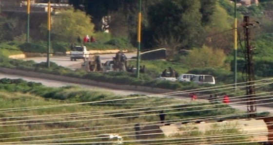 YPG'li teröristlerin konvoyu görüntülendi