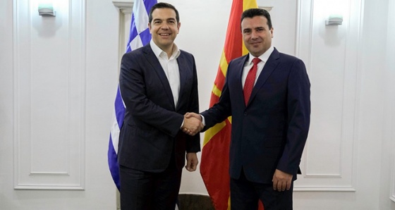 Yunanistan Başbakanı Çipras, Kuzey Makedonya'da