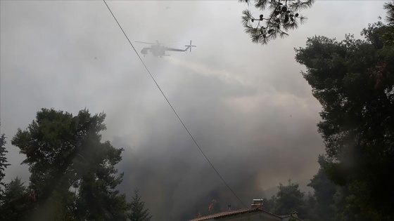 Yunanistan’da orman yangınları sürüyor