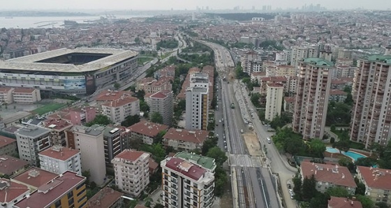 Yüzde 78'i tamamlanan Yüksek Hızlı Tren projesi havadan görüntülendi