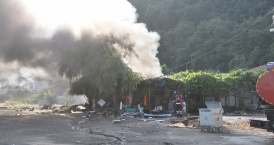 Zonguldak&#039;ta barakada patlama meydana geldi: 1 yaralı